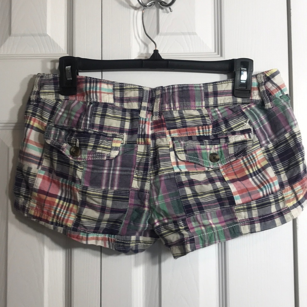 American Eagle Plaid Short Shorts/Size 2